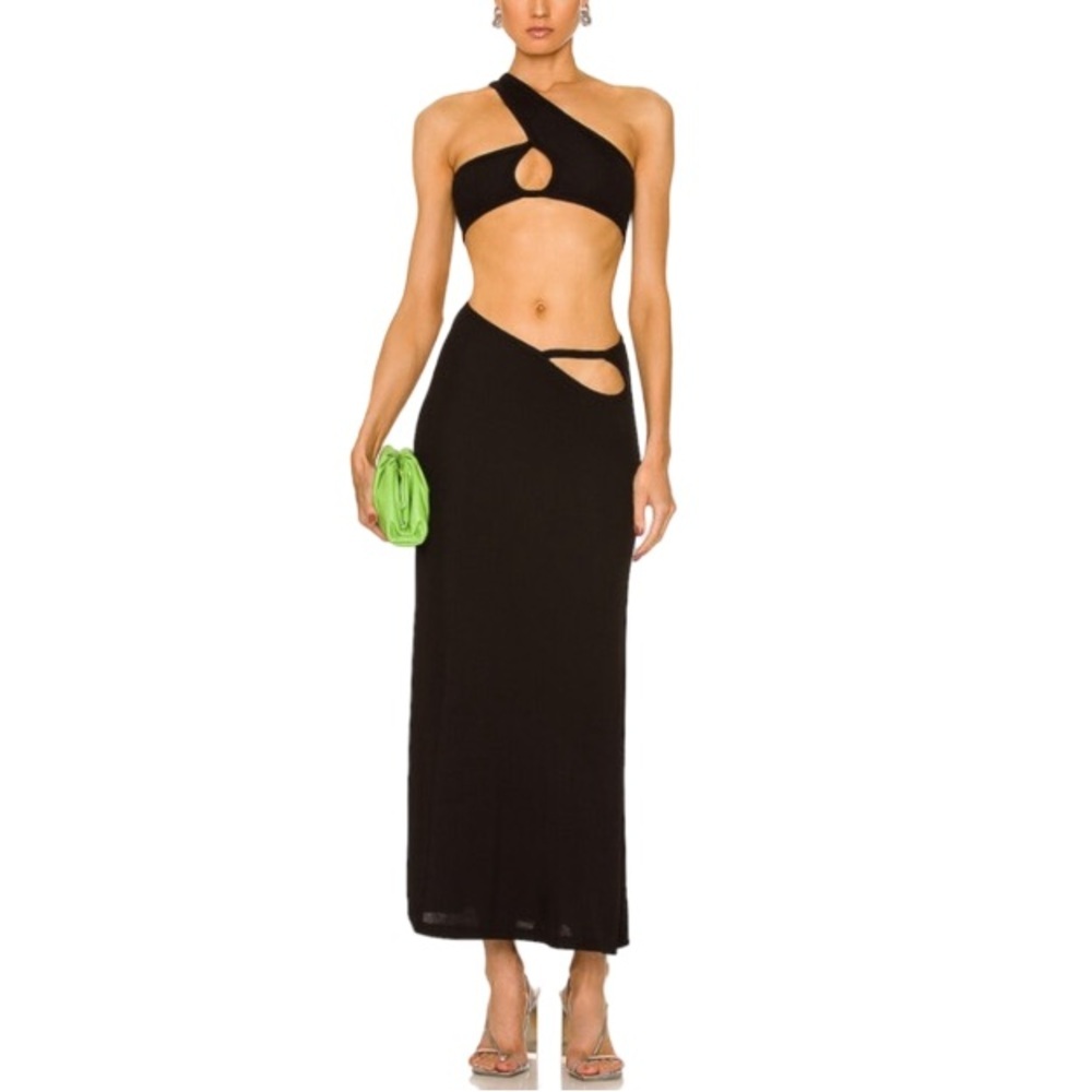Christopher Esber Looped Torso Rib Dress Sz US 8 AU 12